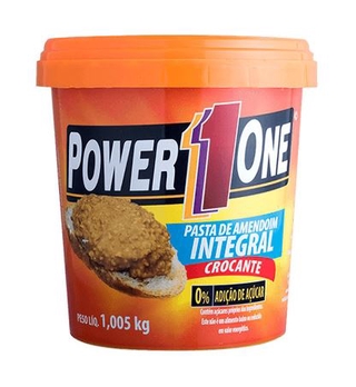 Pasta de Amendoim Power One Integral Crocante 1,005kg