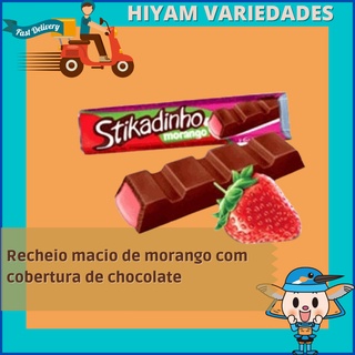 STIKADINHO - Chocolate com Morango 12,3g - Neugebauer