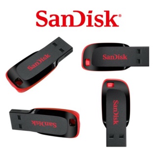 Sandisk Pen Drive Original USB 8GB 16GB 32GB 64GB Cruzer Lâmina 2.0 Flash Drive Memory Stick