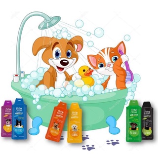 Shampoo e Condicionador Ph Neutro para Cães Cachorro Adulto e Filhote Pet Clean 700ml