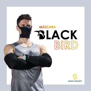 Máscara Para Prática De Esporte Safe Sport Blackbird Lavável