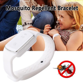 Pulseira Repelente De Mosquitos Ultrassônica USB Recarregável Leve
