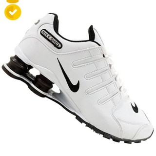 Tênis Nike Shox Nz 4 Molas Masculino Branco Preto