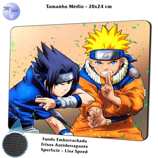 Mouse Pad Anime Naruto Personalizado 20x24cm Emborrachado