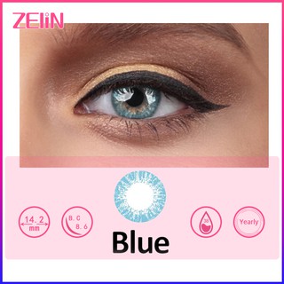 Lentes de Contato Colorida Aparência Natural Uso Anual Para Maquiagem Dos Olhos (4)