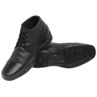 Sapato Masculino Social em Couro Legítimo Solado Ortopédico Confortável (4)