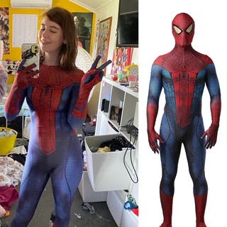Body Para Crianças E Adultos Cosplay The Amazing Spider-Man