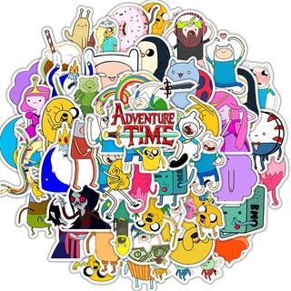Y&P| 50pçs Conjunto de Adesivos do ✿ Adventure Time ✿