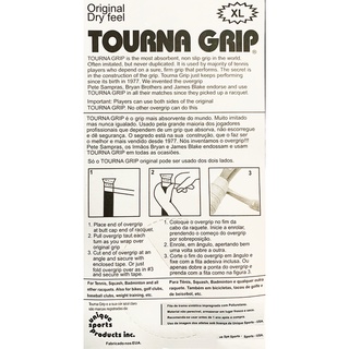 Overgrip Unique Tourna Grip Original Rolo 10un XL Azul Promoção (6)