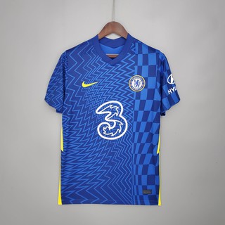 Camisa Chelsea Futebol Eu 2021 1 : 1 Qualidade Thai