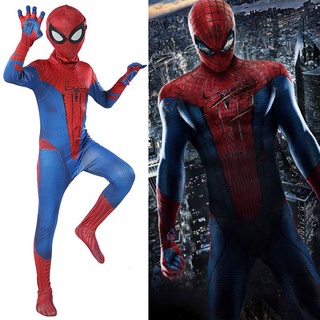 hot Traje Cosplay Masculino The Amazing SpiderMan Peter Parker