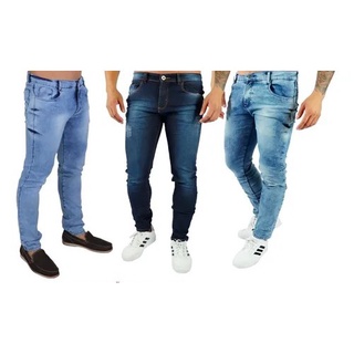 Calça Jeans Masculina Slim Elastano moda masculina qualidade supreme TOP