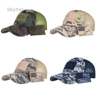 bbyter Usa Flag Patches Camouflage Tactical Baseball Cap Hat Removable Hat Military Combat Army Cap Baseball Cap