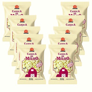 Kit Com 10 Canjicas De Milho Com Açúcar Orgânico 50g Okoshi