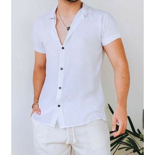 Camisas masculinas slim/ camisarias de diversos modelos tecido viscose (4)