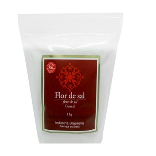 Flor de Sal (Sal Marinho Integral) 1kg Cimsal