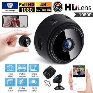 Mini A9 Full HD 1080P/720P Night Vision Camera Escondida Pequeno Sem Fio WIFI Home Security Vigilância Espiã IP Camcorder