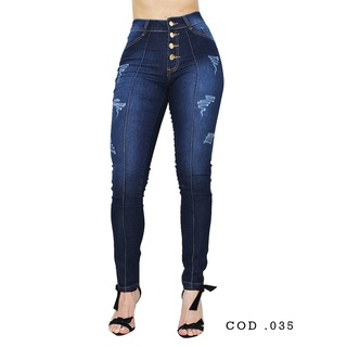 Calça Jeans feminina Cintura Alta Cós Alto Empina Bumbum Varias Cores e Tamanhos promoção (1)