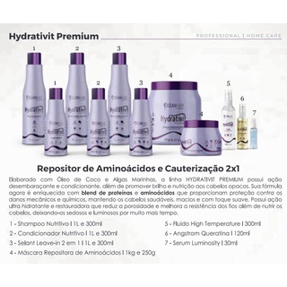 Cauterização Hydrativit Kit 6 Passos Oceanhair Profissional (8)