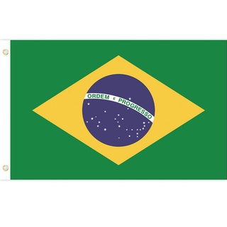 2022 Bandeira De Leque Da Copa Do Mundo 90x150cm Fan Nacional Futebol Katar 32 Forte Brasil