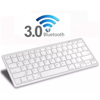 Teclado Slim Bluetooth Compativel Mac, Pc, Note, iPhone, iMac, Not Padrão Apple