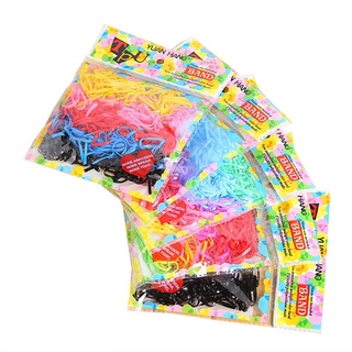 Multi-color Disposable Female Elastic Hair Bands, Children's Hair Accessories, Rubber Bands, Fashion Accessories
