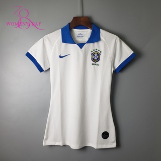 Camiseta De Futebol Feminina Da Equipe 2019 Brasil Nacional (1)