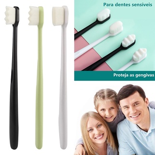 Escova De Dentes Ultrafina Micro-Nano Com Cerdas Macias Superfina / Escova De Dentes Doméstica Cuidado Com Os Dentes