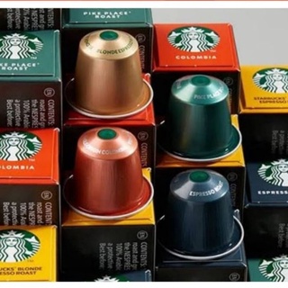 Cápsula Starbucks Nespresso® ORIGINAL (unidade) - Monte seu kit/caixa máquina café espresso Cápsulas kit