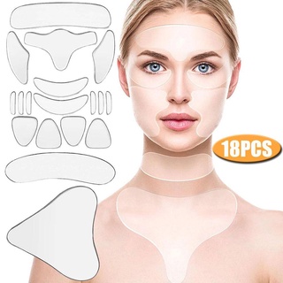 18 Pcs Adesivo De Para Levantamento Facial Remoção Anti Rugas Silicone (1)
