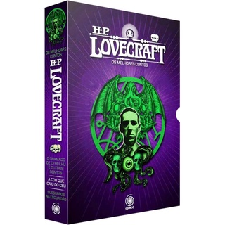 Box HP Lovecraft : Os melhores contos + Pôster + Marcadores