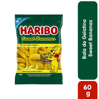 Bala De Gelatina Sweet Bananas Haribo 60g