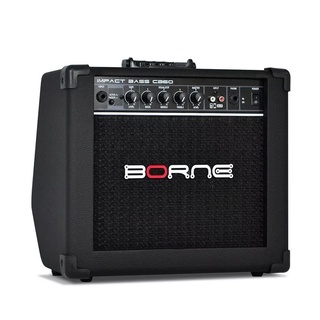 Amplificador Borne Impact Bass Cb60 20w Preto 220v/110v (biv