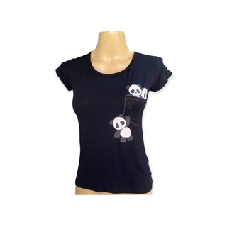 Blusa Feminina T Shirt Estampada Panda (9)