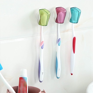Porta Escova De Dentes Com Ventosa Em 3 Peças