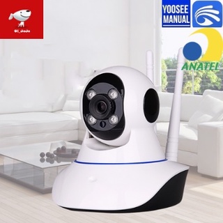 Câmera Robô 3 Antenas Ip Wifi com rotação 360º 720p Pronta entrega Aplicativo YOOSEE (1)