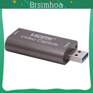 [BRSIMHOA] Video Capture Cards, HDMI to USB 3.0, High Definition 1080p, Video Record via DSLR,Camcorder, for Live (1)