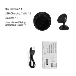 Mini câmera wi-fi aplicativo controle remoto monitor de segurança doméstica 1080 p câm era ip versão noturna camera sem fio magnética a9 bluedoor.br (8)