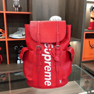 LV Supreme men laptop backpack men sports bag casual backpack