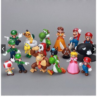 Bonecos Super Mario World Coleção Miniaturas Nintendo Dokey Kong - Promoção