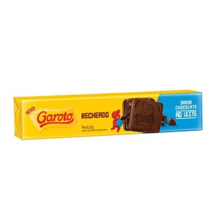 Biscoito Garoto Recheado Chocolate 130g