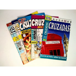 Revistas Palavras Cruzadas com 5 unidades
