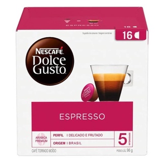 Café Dolce Gusto 16 Cápsulas Espresso para Máquina Nespresso