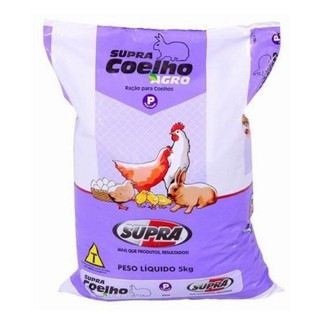 Ração Para Coelho Agro Supra - Pc de 5kg