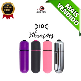 Vibrador Discreto Clitóris Power Bullet Mini 10 Modos de Vibrações Prazer Feminino