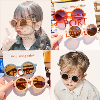 Moda Infantil Óculos De Sol Retro Rodada Da Menina Óculos De Proteção Uv Para Crianças (3)