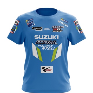 Camiseta camisa SuzuKi Moto Gp Motovelocidade.