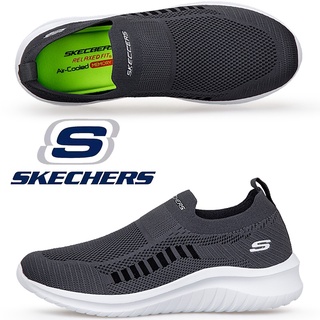 Pronto Para Envio ！！！ Skechers Sapatos Casuais Masculinos Tênis De Malha Voadora Sapatos Masculinos