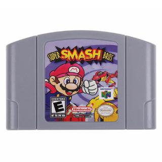 Nintendo N64 Super Smash Bros Eua / Can Versão Do Jogo De Cartão De Vídeo Jogo (2)