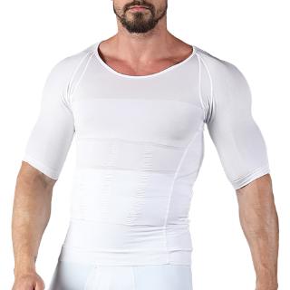 Homens Emagrecimento Shaper Postura Colete Masculino Musculação Queima De Gordura No Peito Camisa Singletos